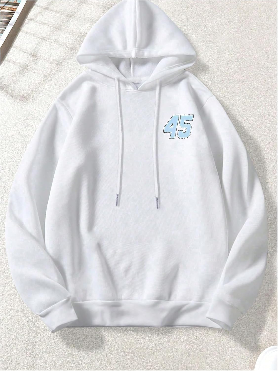Men'S Long Sleeve Lightweight Drawstring Letter Print Graphic Hoodies Sweatshirt Tops