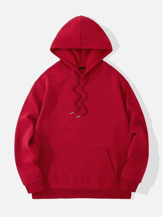 Men'S Letter Graphic Hoodies Drawstring Long Sleeve Pullover Sweatshirt with Pocket